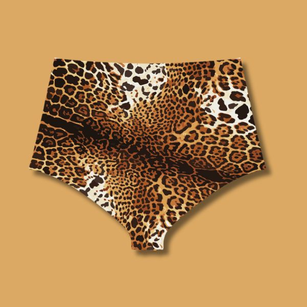 Grrr high-waisted bikini bottom