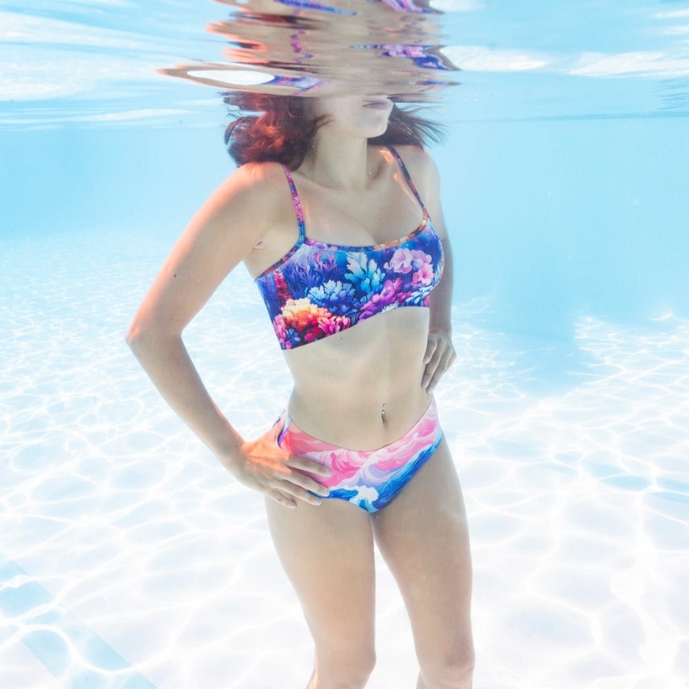 Brassière bretelles droites Océan - Fr.LaJolieFun