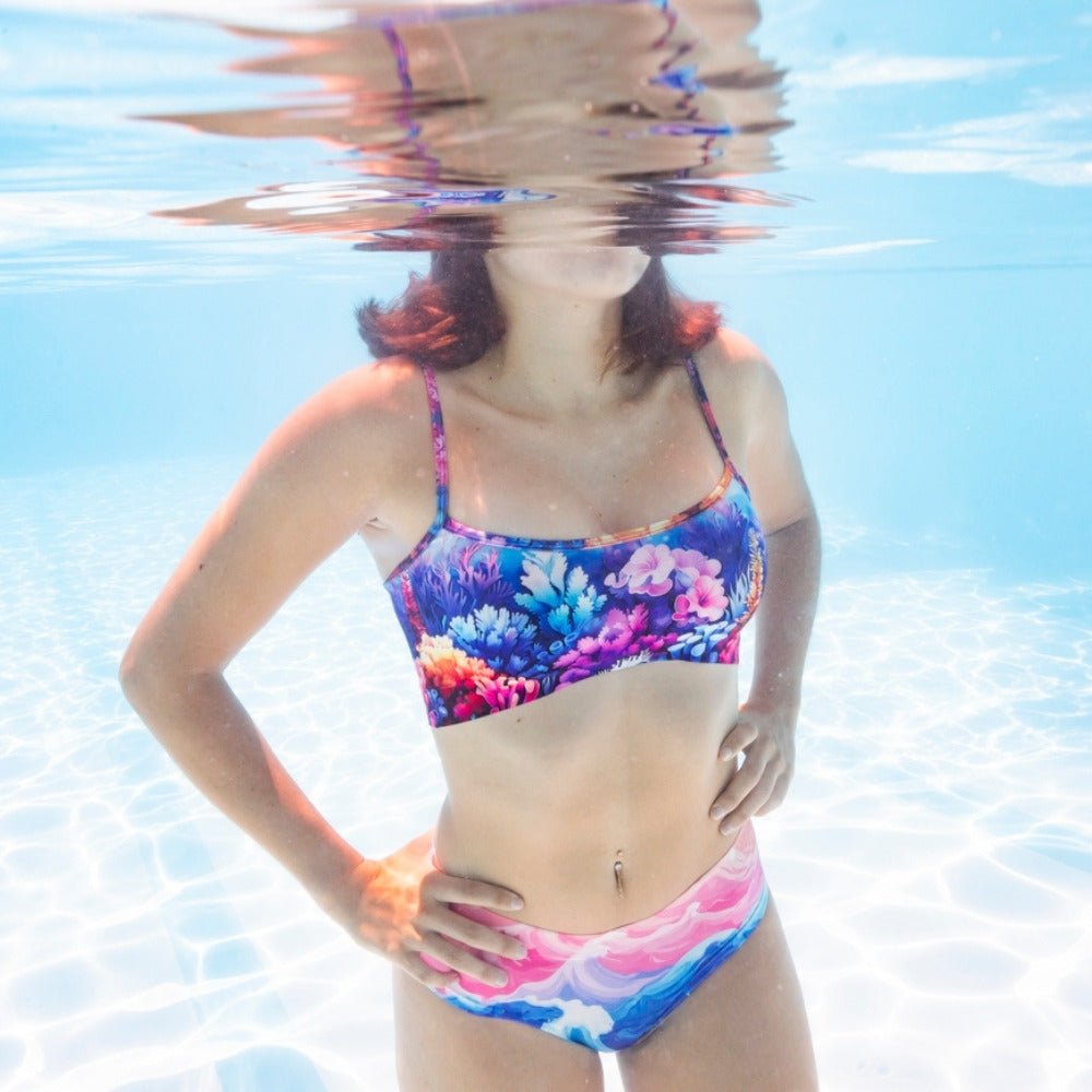 Brassière bretelles droites Océan - Fr.LaJolieFun