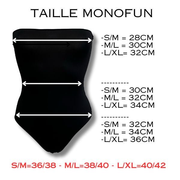 Maillot 1 pièce / MonoFun Noir - Fr.LaJolieFun