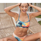 Brassière bretelles droites La Vague