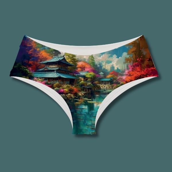 Hokusai Monokini / Höschen