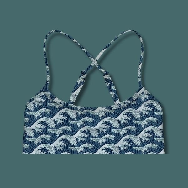 Brassière bretelles croisées Hokusai - Fr.LaJolieFun