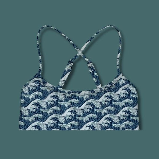 Brassière bretelles croisées Hokusai - Fr.LaJolieFun