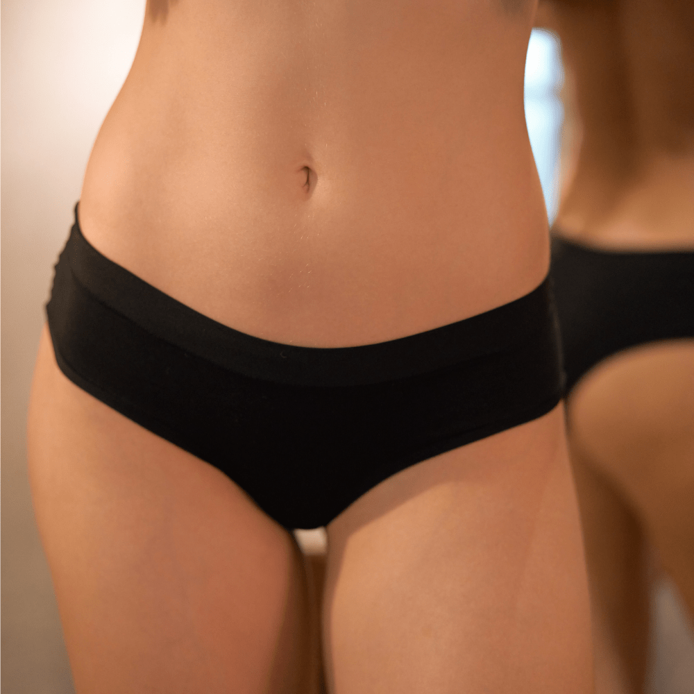 Culotte Duo Nature (Pack de 2 noire & nude) - Fr.LaJolieFun