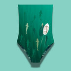 Maillot 1 pièce réversible Jade / Riviera - Fr.LaJolieFun