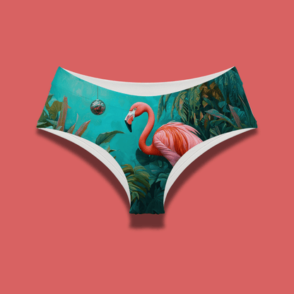 Monokini / Culotte Flamant Chic - Fr.LaJolieFun