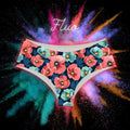Monokini / culotte Flowers Fluo - Fr.LaJolieFun