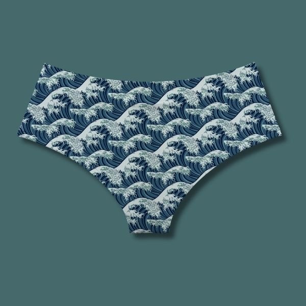Monokini / culotte Hokusai - Fr.LaJolieFun