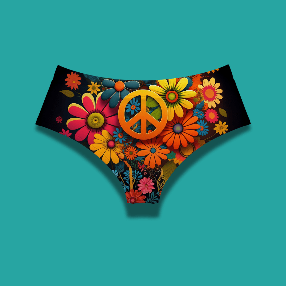 Monokini / Culotte Peace & Love - Fr.LaJolieFun
