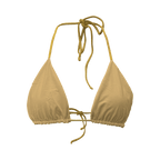 Top Triangle doré pailleté / beige - Fr.LaJolieFun