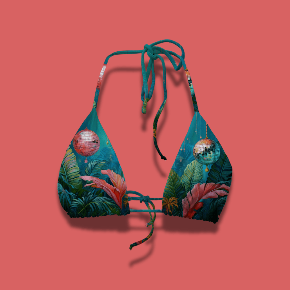 Top Triangle Flamant Chic - Fr.LaJolieFun